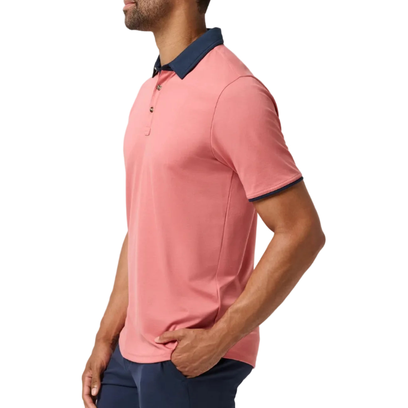 TravisMathew All Day Social Club Polo - Brick Dust