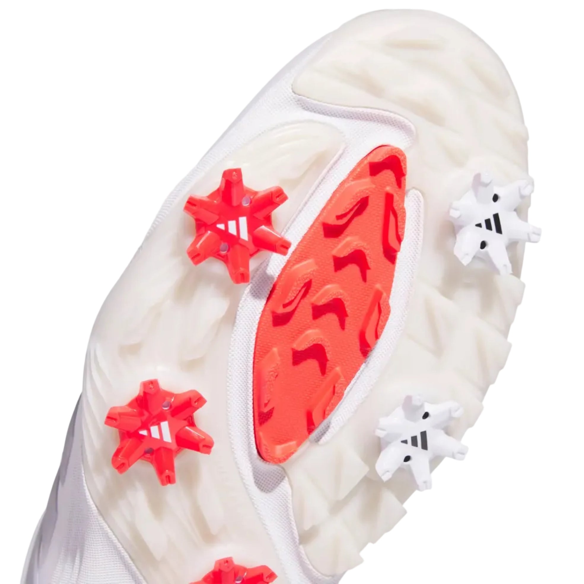 Adidas 26' ADIPOWER Wide Golf Shoes - White/Silver Metallic