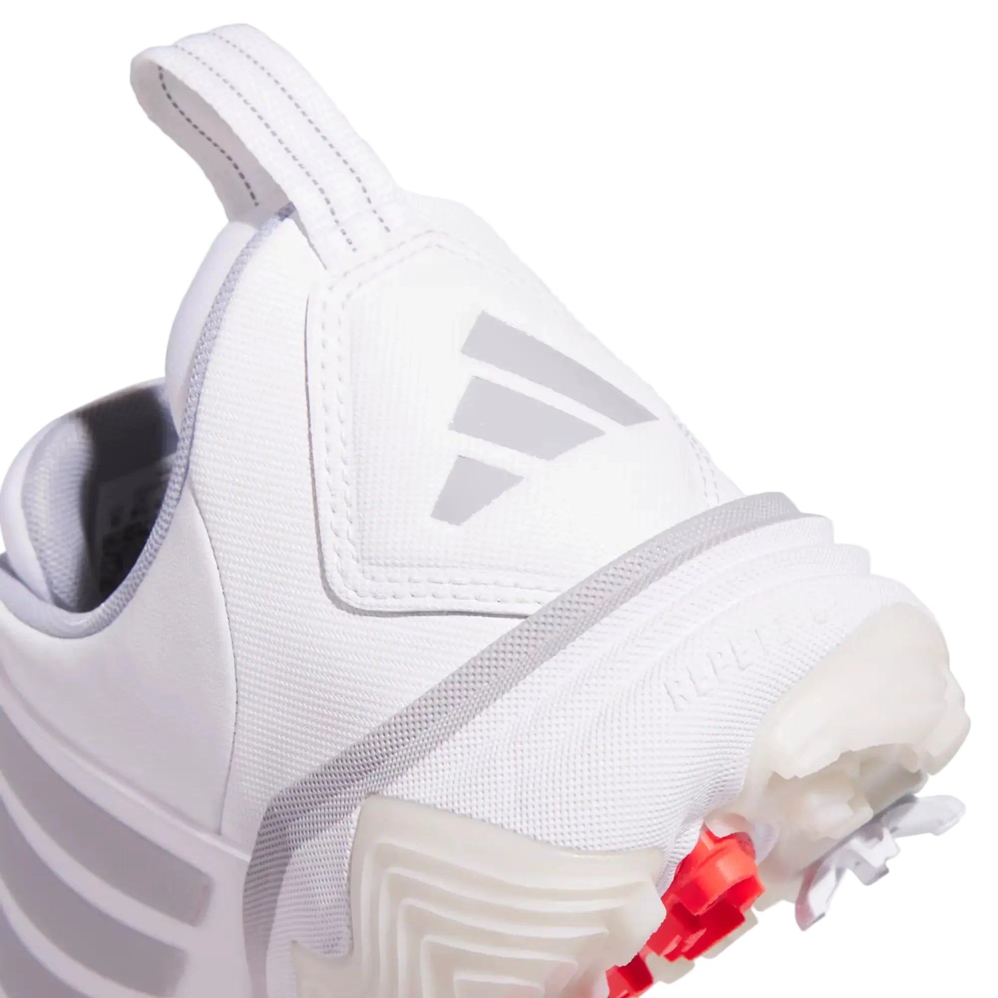 Adidas 26' ADIPOWER Wide Golf Shoes - White/Silver Metallic