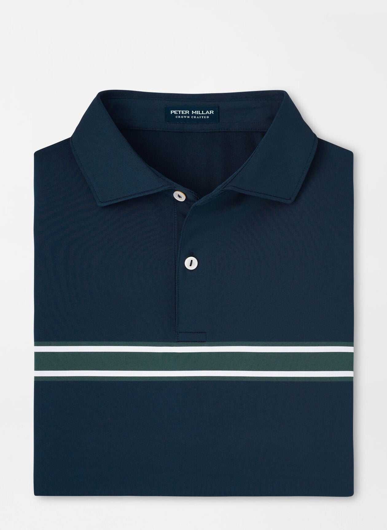 Peter Millar Vernon Performance Jersey Polo - Navy