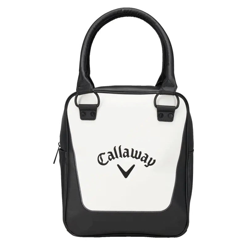 Black and white Callaway bag on a white background