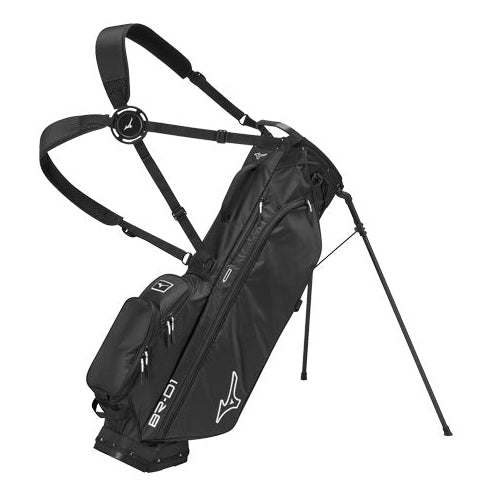 mizuno stand bag in black 