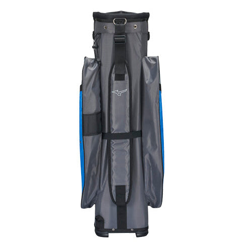 mizuno golf cart bag in brilliant blue/grey