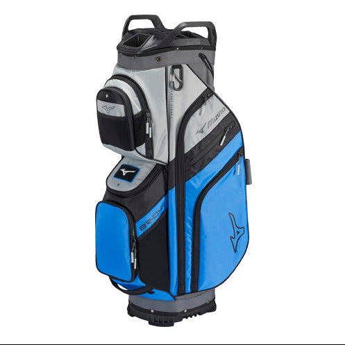 mizuno golf cart bag in black and grey colour