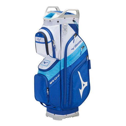 mizuno staff cart bag 2026 in blue and white