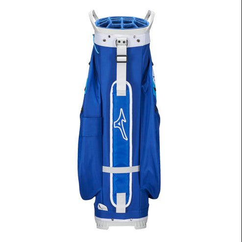 mizuno staff cart bag 2026 in blue and white