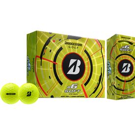 Bridgestone E6 Soft Optic Yellow - Dozen