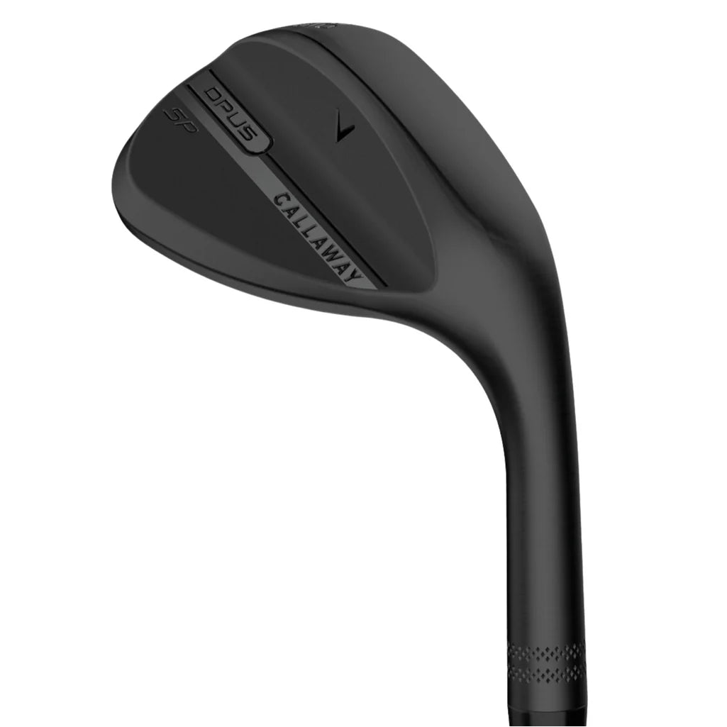 Black Callaway golf club head on a white background