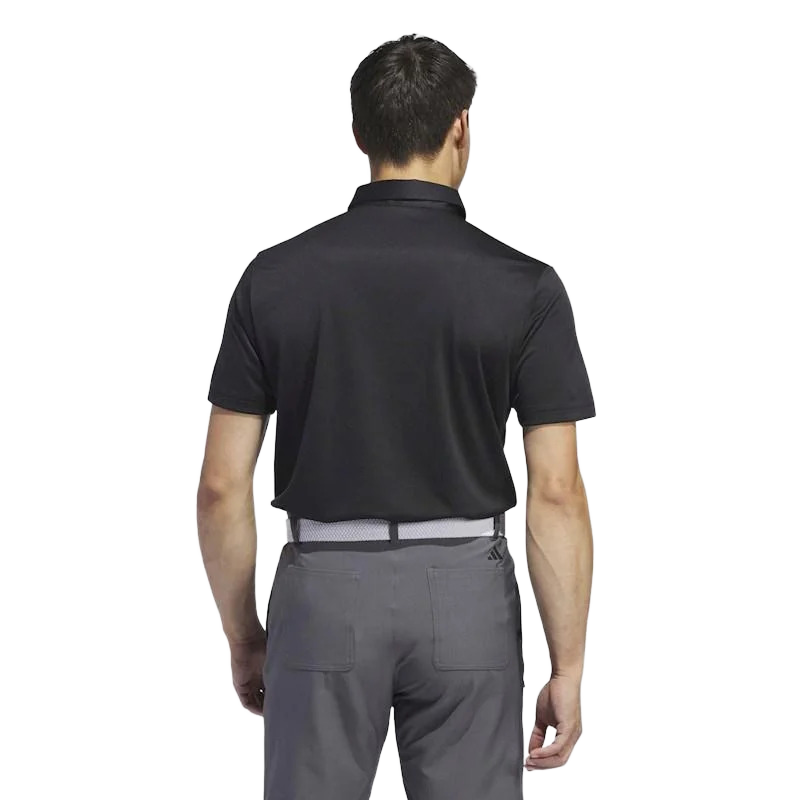 Adidas Core Chest Stripe Polo Shirt - Black