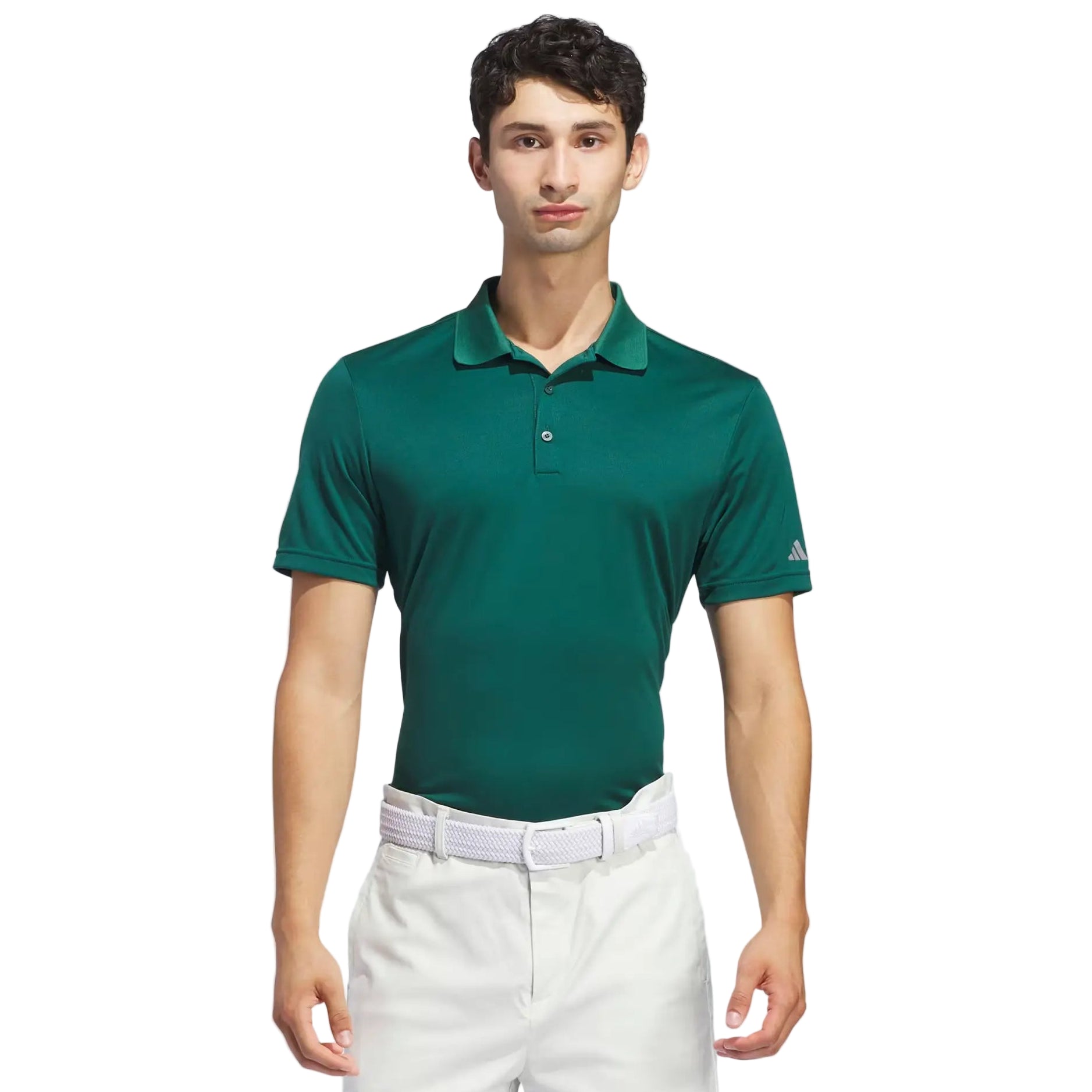 Adidas Mens Primegreen Performance Polo - Collegiate Green