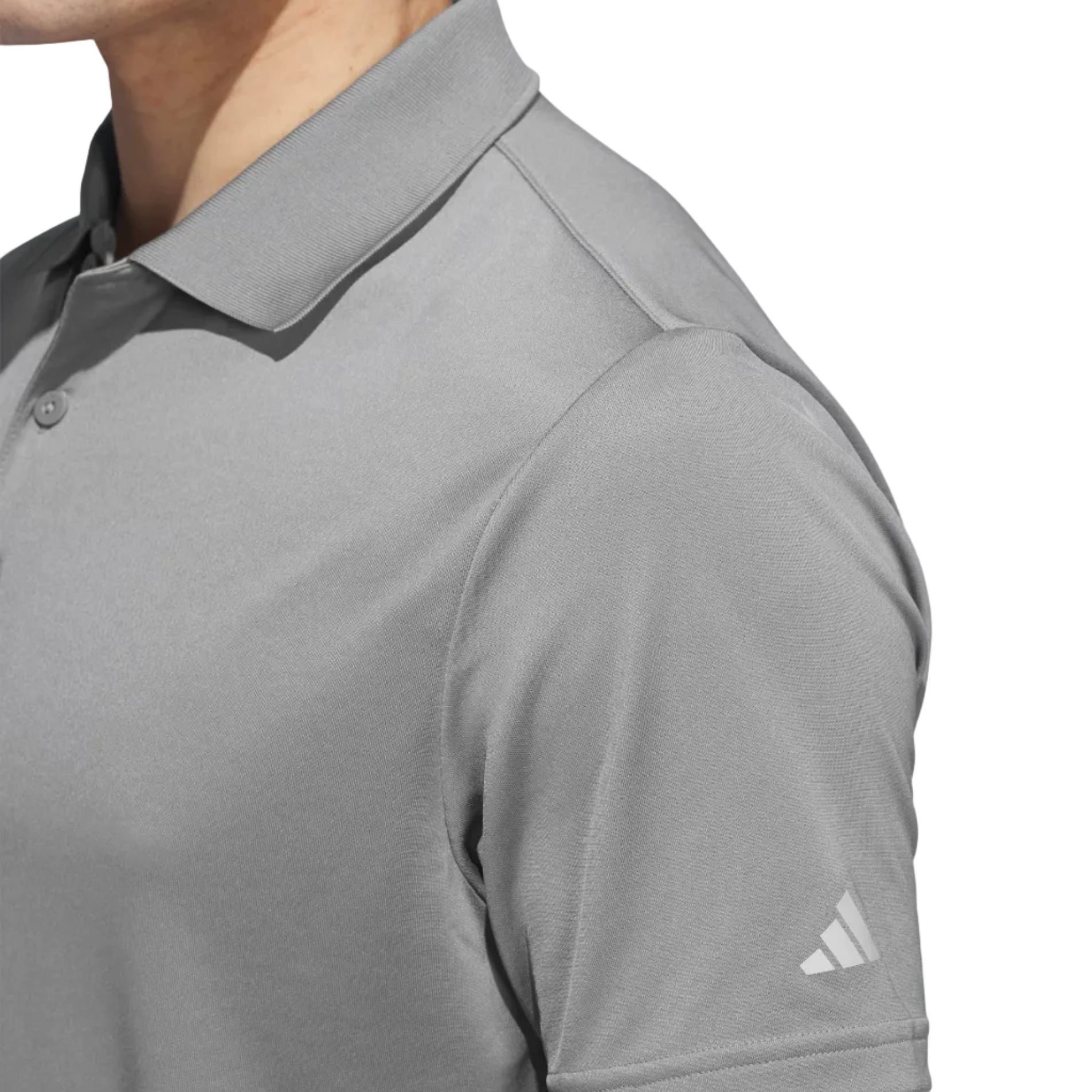 Adidas Mens Primegreen Performance Polo - Grey Three