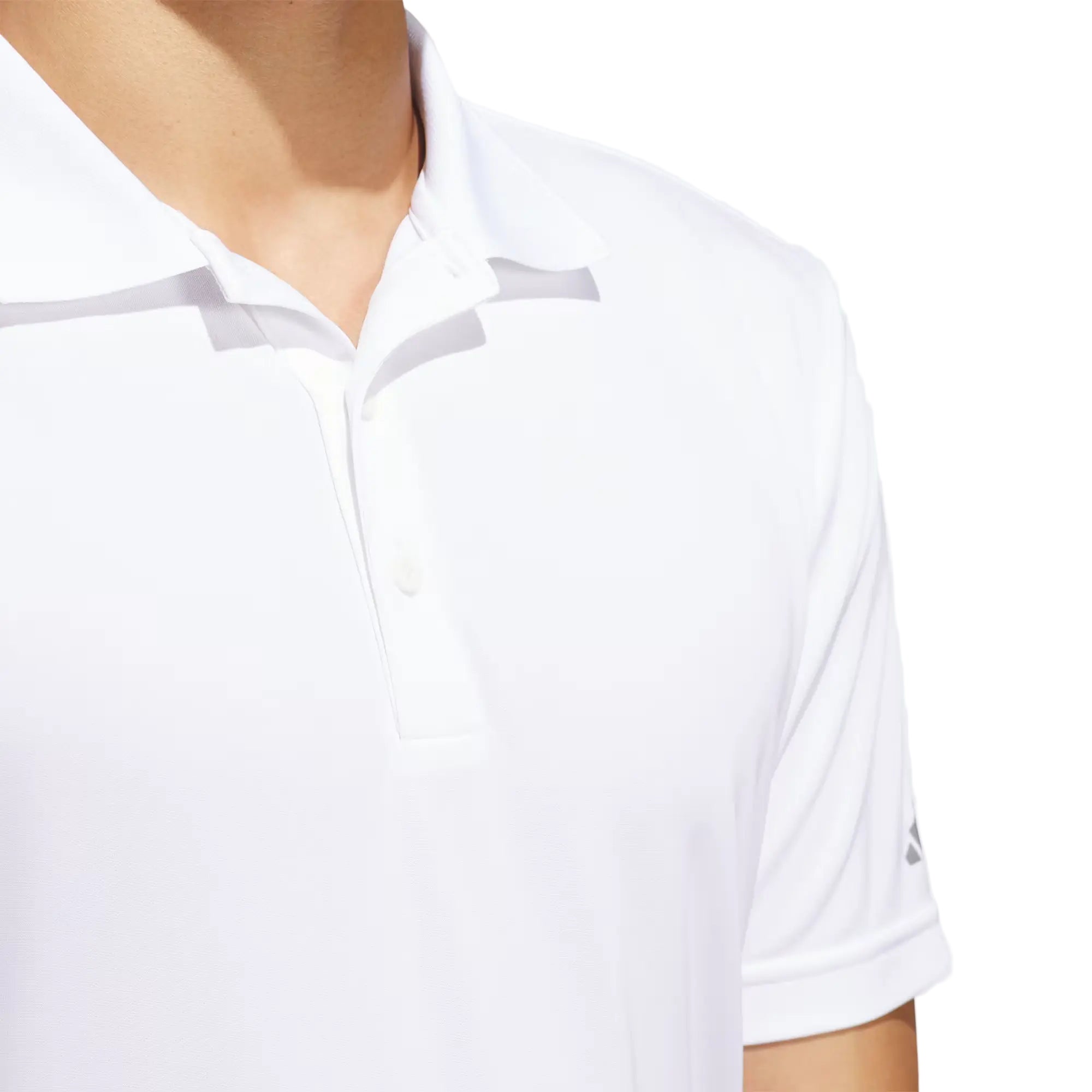 Adidas Mens Primegreen Performance Polo - White