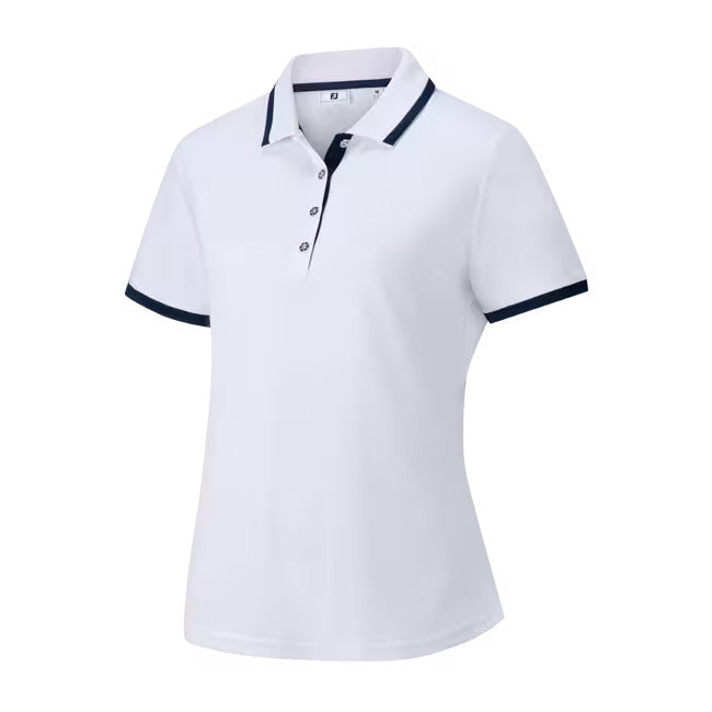 FootJoy Women's Stretch Pique Trim Solid Shirt