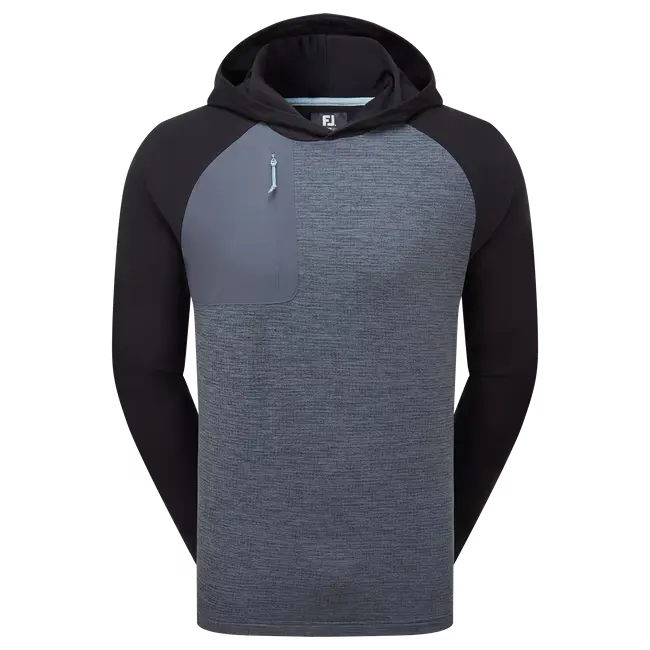FootJoy ThermoSeries Pullover Hoodie - Charcoal/Black