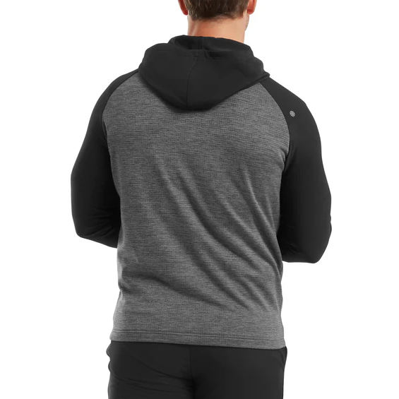 FootJoy ThermoSeries Pullover Hoodie - Charcoal/Black