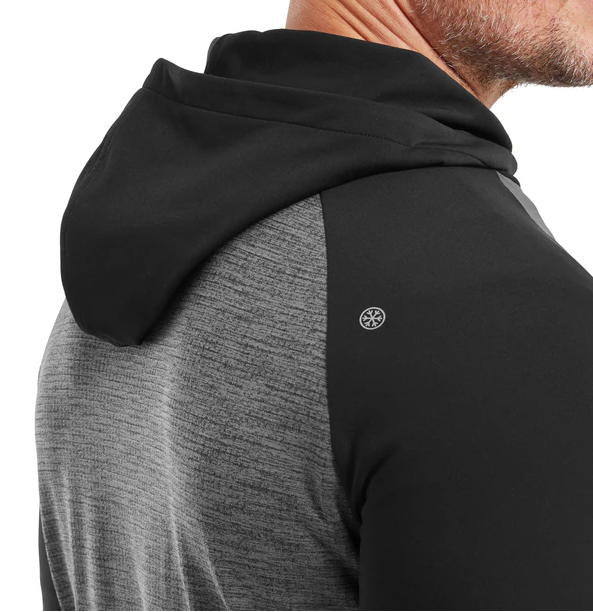 FootJoy ThermoSeries Pullover Hoodie - Charcoal/Black