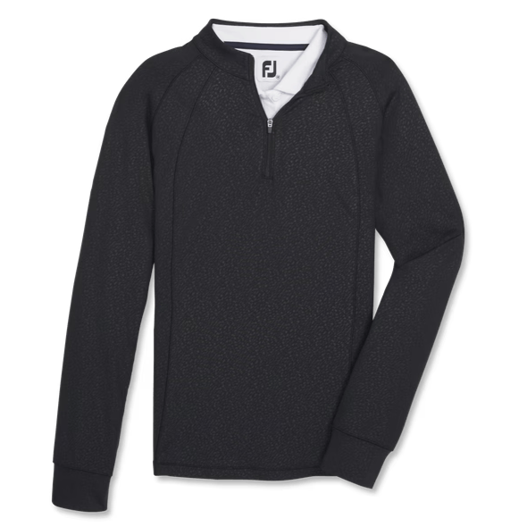 FootJoy Ladies Embossed Quarter Zip Pullover