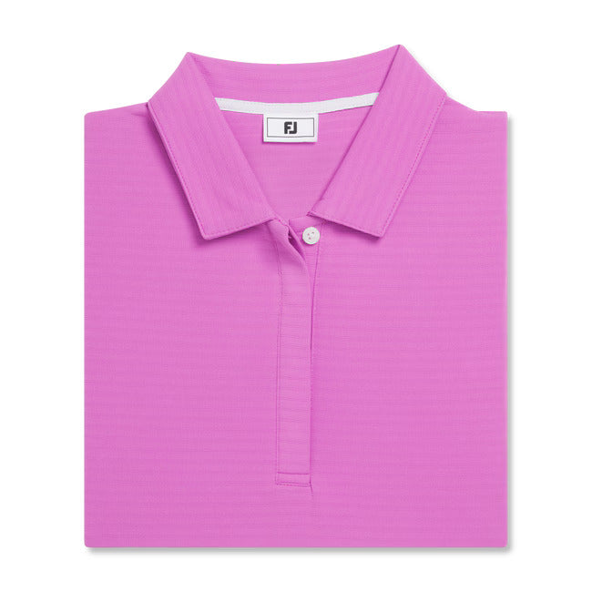 FootJoy Ladies Jacquard Short Sleeve Golf Polo