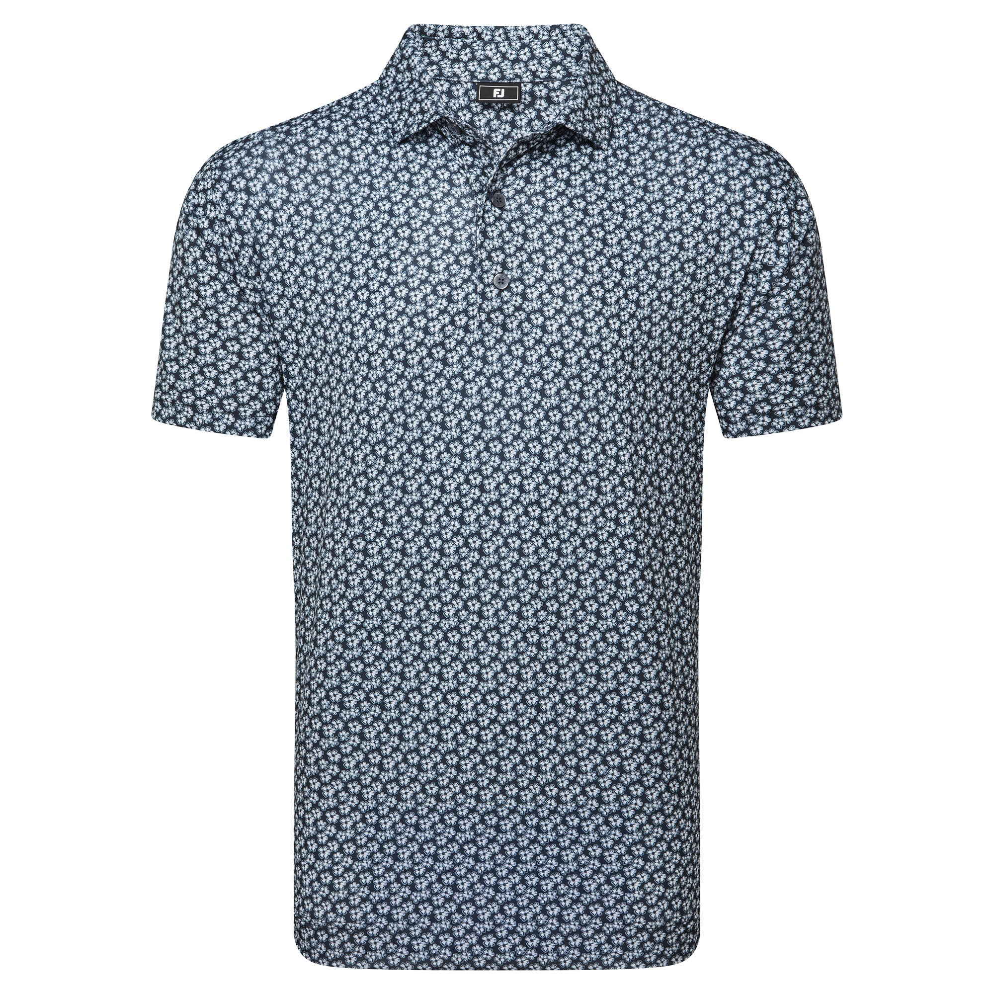 FootJoy Flower Sketch Lisle Golf Polo