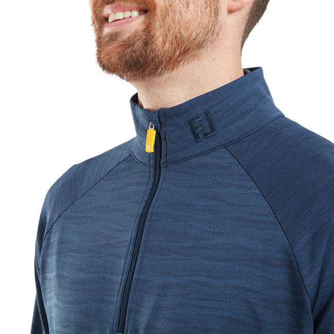 FootJoy Men's Wave Jacquard Chill-Out Pullover