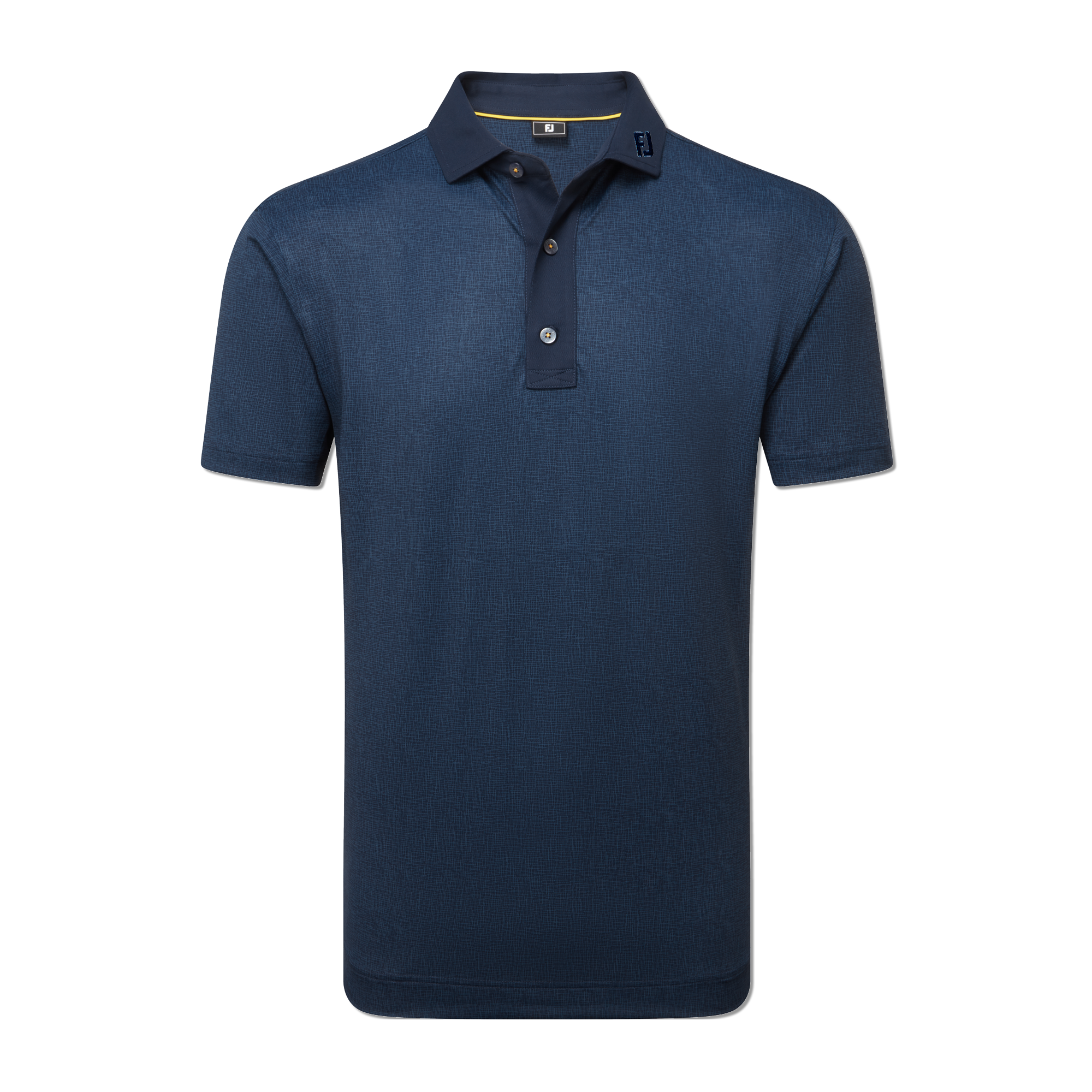FootJoy Etched Texture Print Lisle Polo