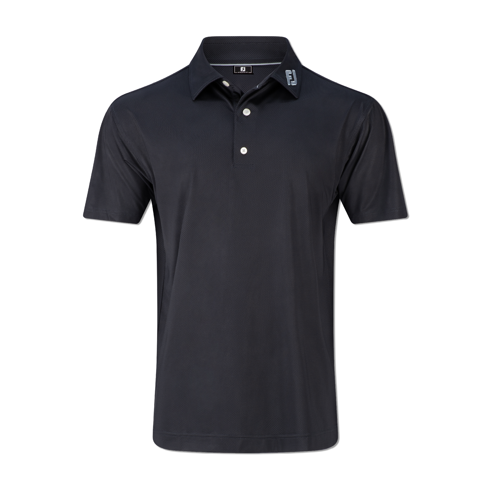 FootJoy Men`s Tonal Dot Print Lisle Golf Polo