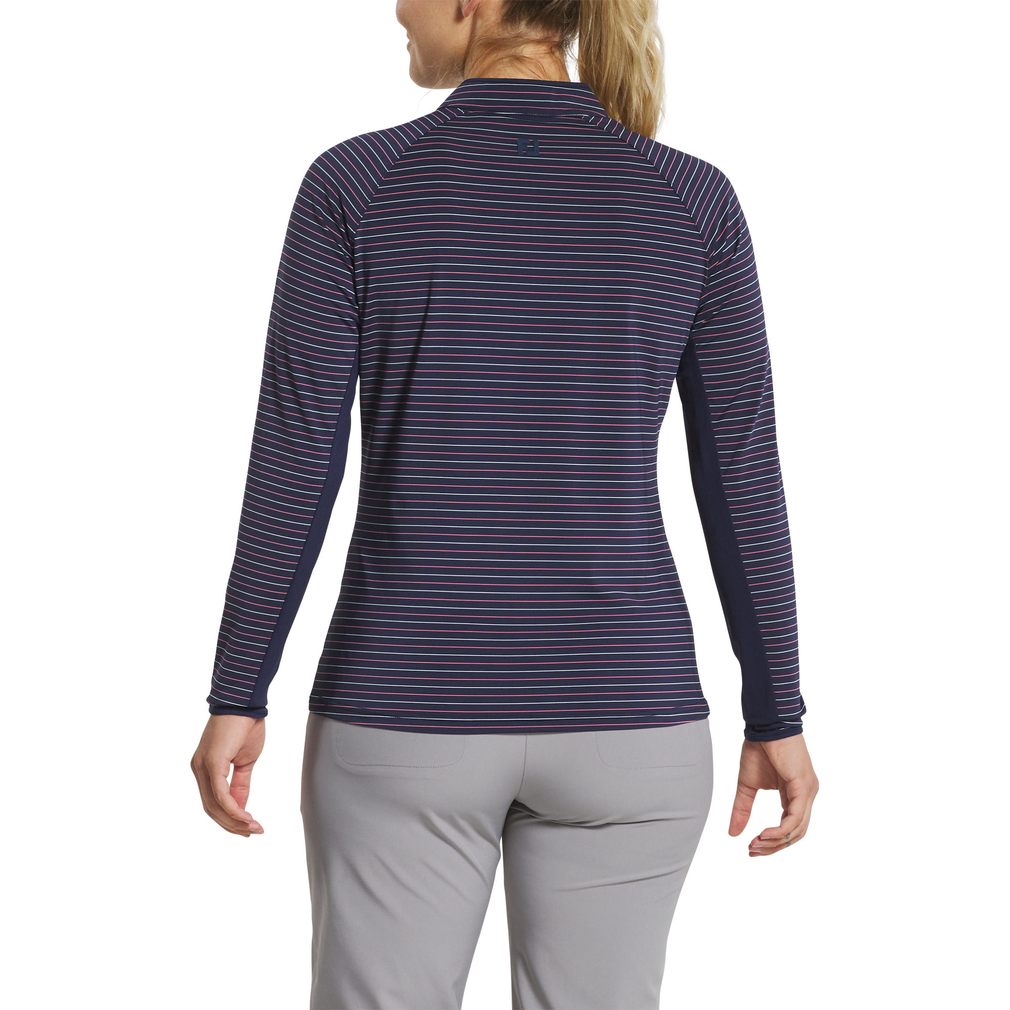 FootJoy Ladies 1/4 Zip Sun Protection Shirt - Navy