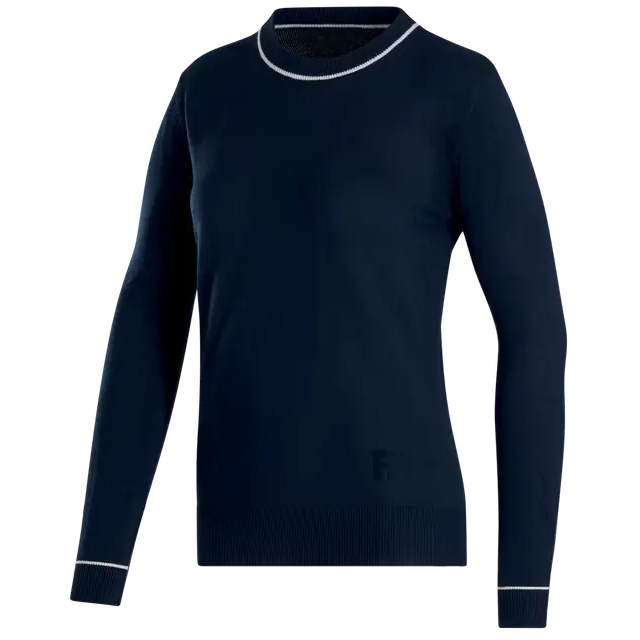FootJoy Ladies Wool Blend Crew Pullover - Navy