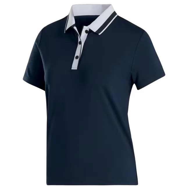 FootJoy Ladies Wide Placket Polo - Navy