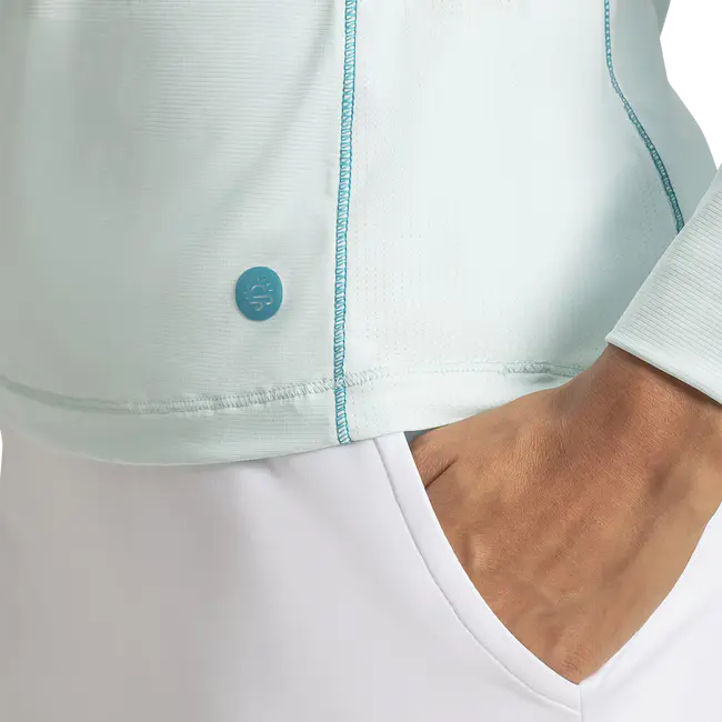 ladies golf long sleeve in blue