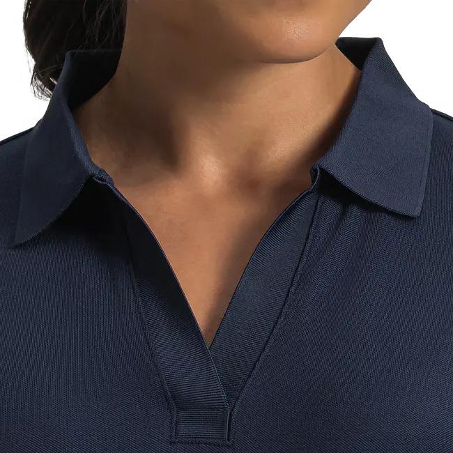 FootJoy Ladies Textured Knit Polo - Navy