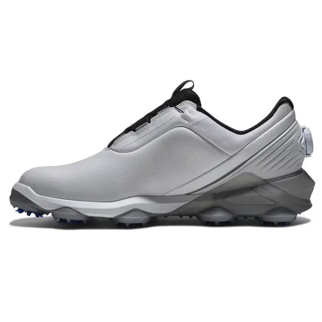 FootJoy 26' Tour Alpha BOA Golf Shoes - White/Grey/Blue