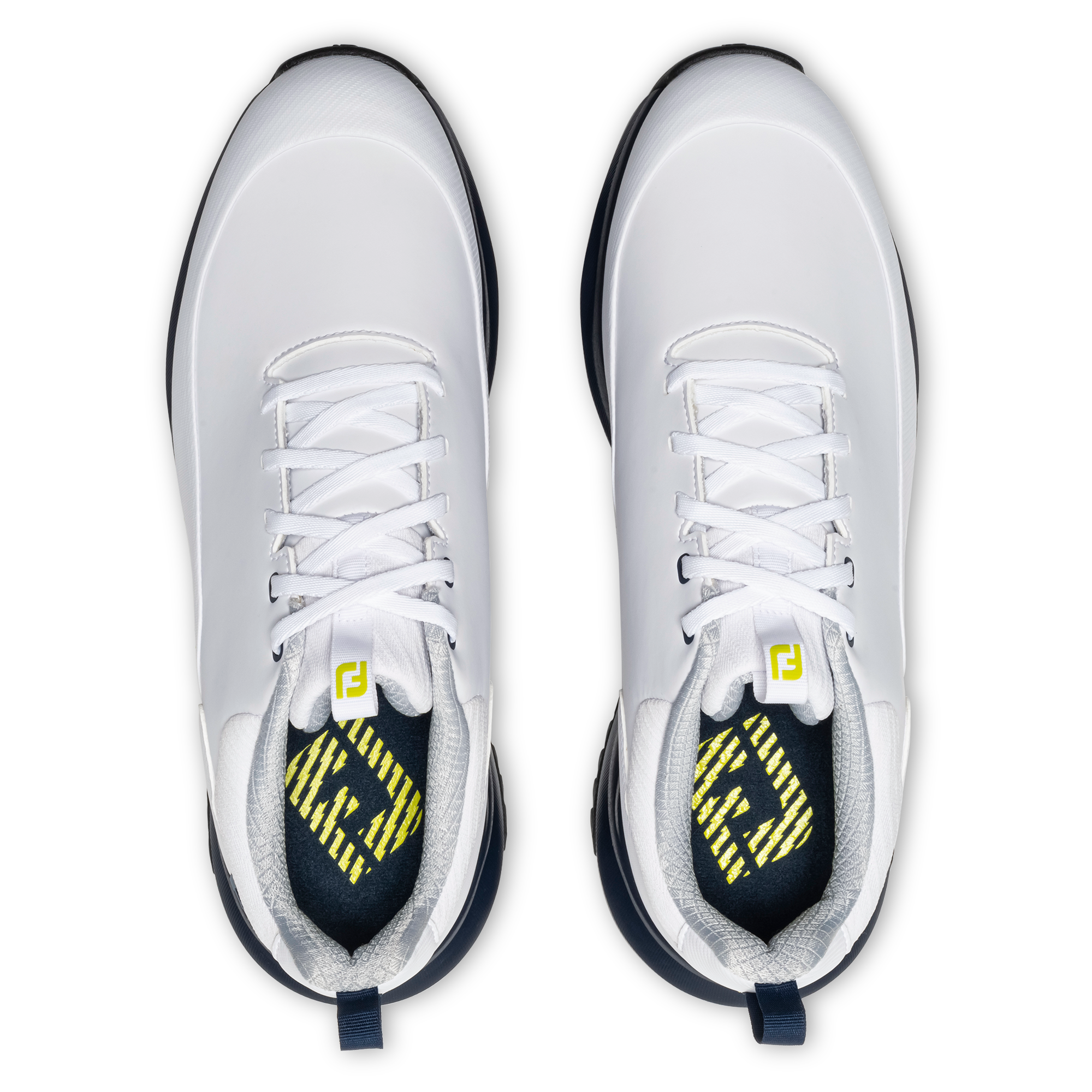 FootJoy Men's Tour Rival Golf Shoes - White/Navy/Lime