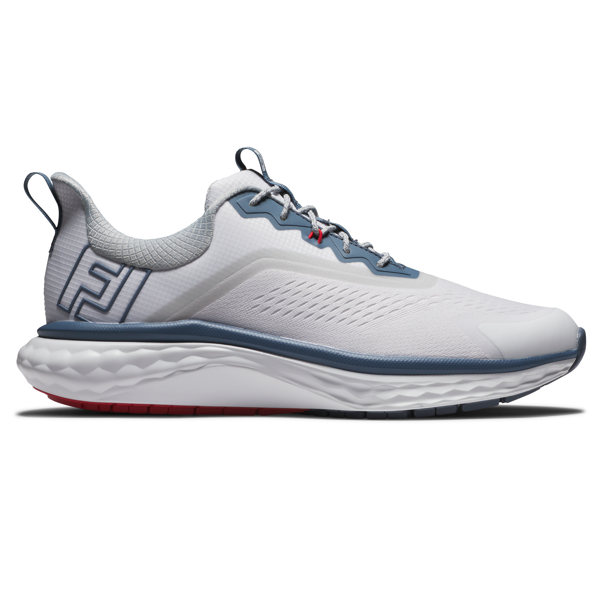FootJoy Men`s Quantum Textile Golf Shoes - White / Blue / Red