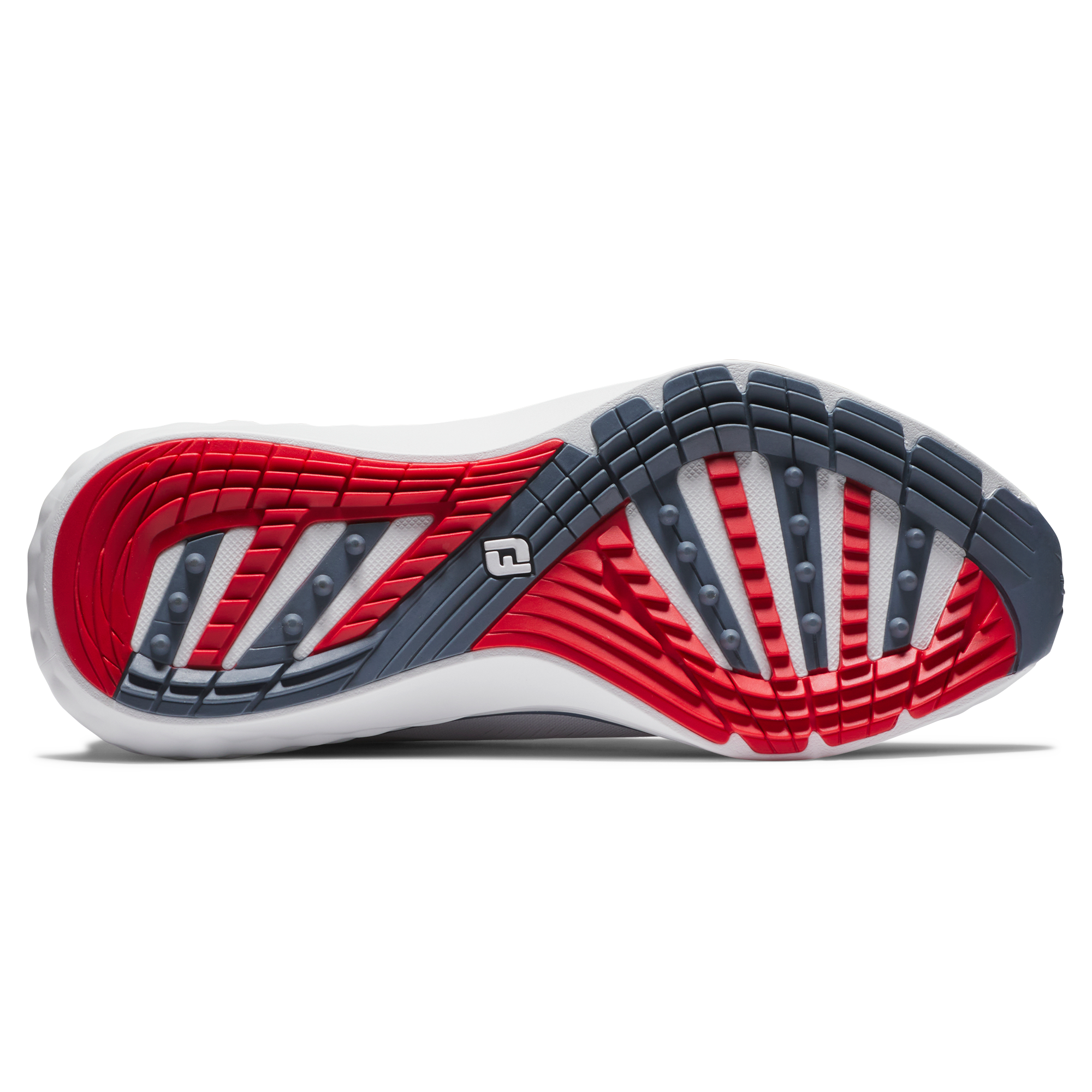 FootJoy Men`s Quantum Textile Golf Shoes - White / Blue / Red