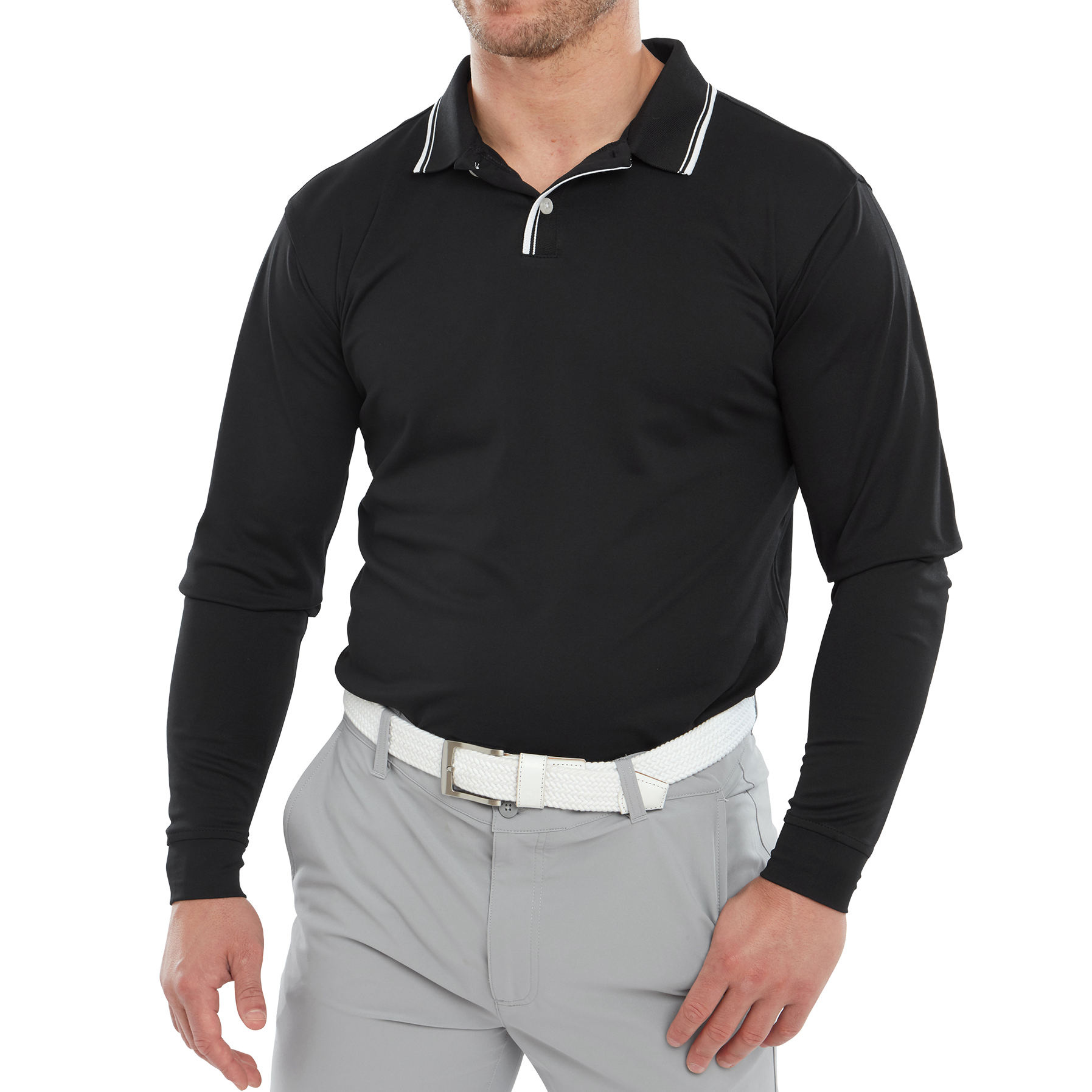 FootJoy Men's Lightweight Sun Protection Shirt - Black