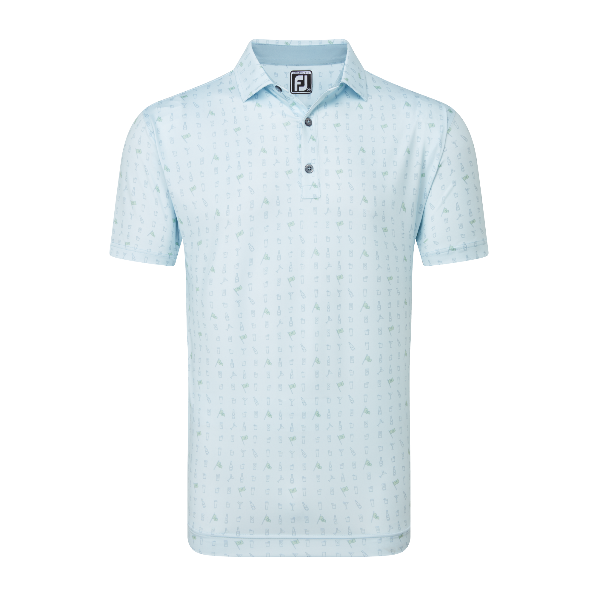 FootJoy The 19th Hole Lisle Polo - Mist