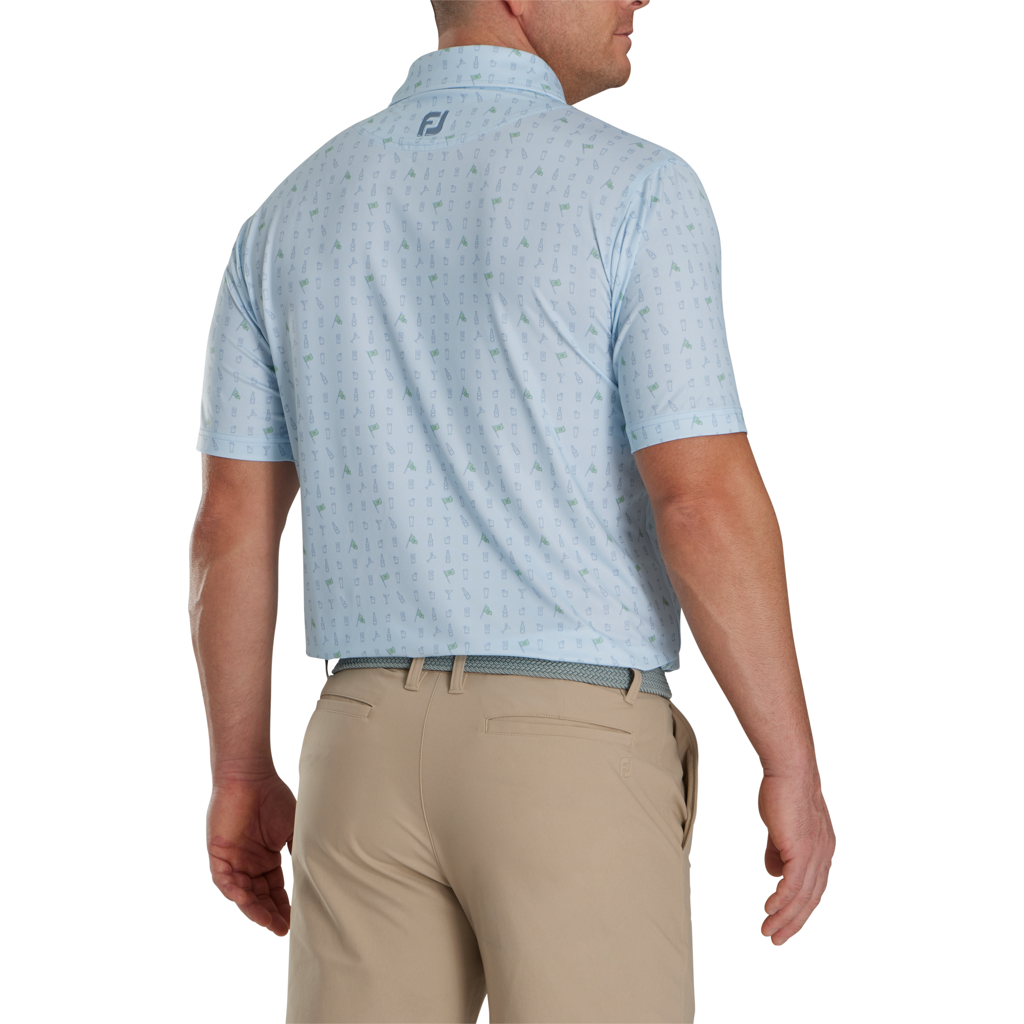 FootJoy The 19th Hole Lisle Polo - Mist