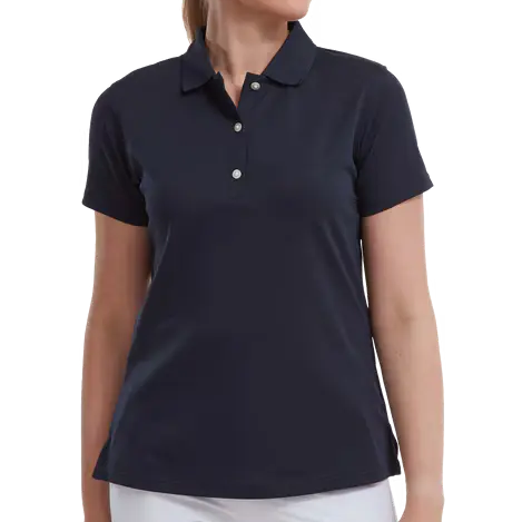 navy blue women's polo