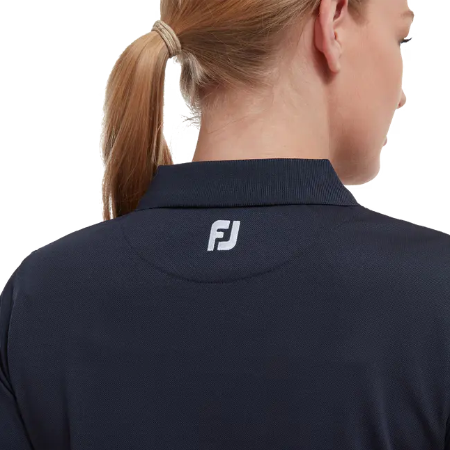 navy blue women's polo