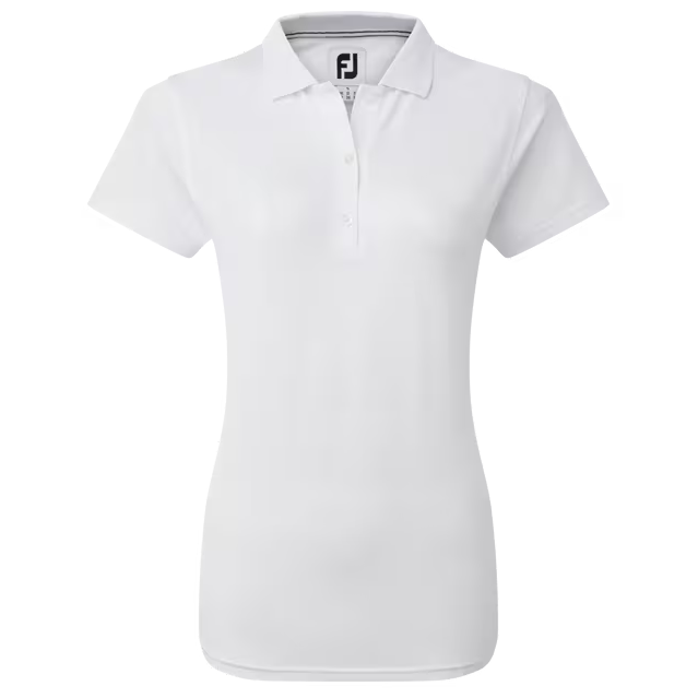 white women's golf polo shirt