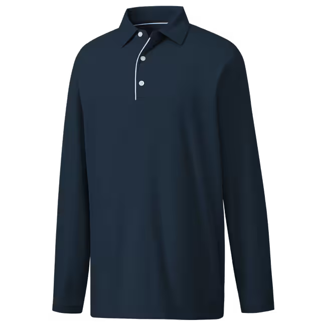 FootJoy Sun Protection Long Sleeve Shirt - Navy