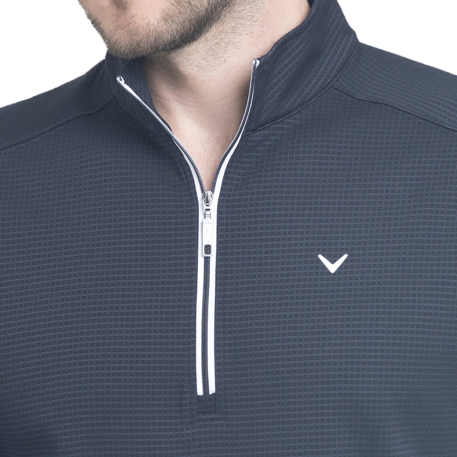 Callaway Lonsdale Quarter Zip Pullover - Black Onyx