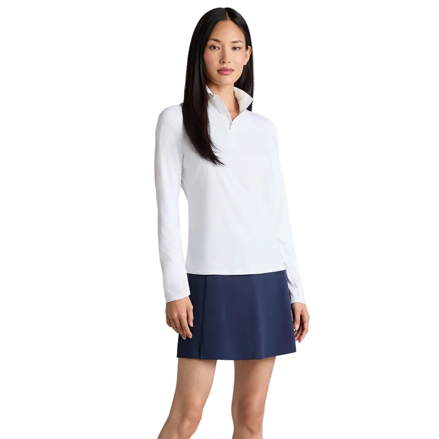 G/Fore Ladies Sun Shield Silky Tech Nylon Quarter Zip Pullover