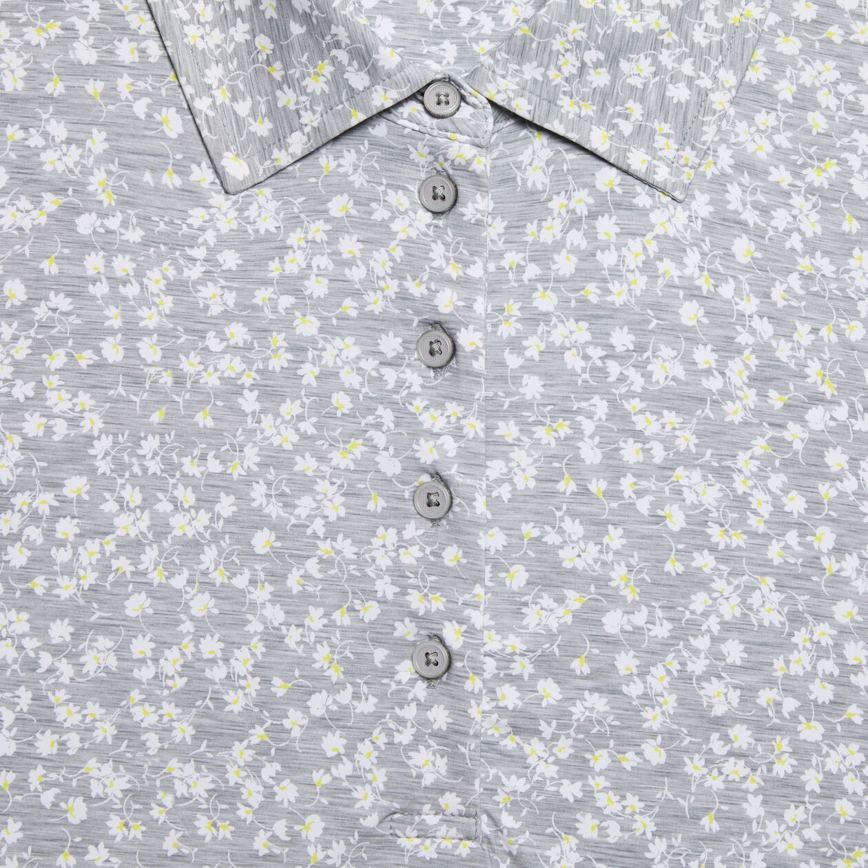 G/Fore Ladies Ditsy Floral Tech Jersey Long Sleeve Polo