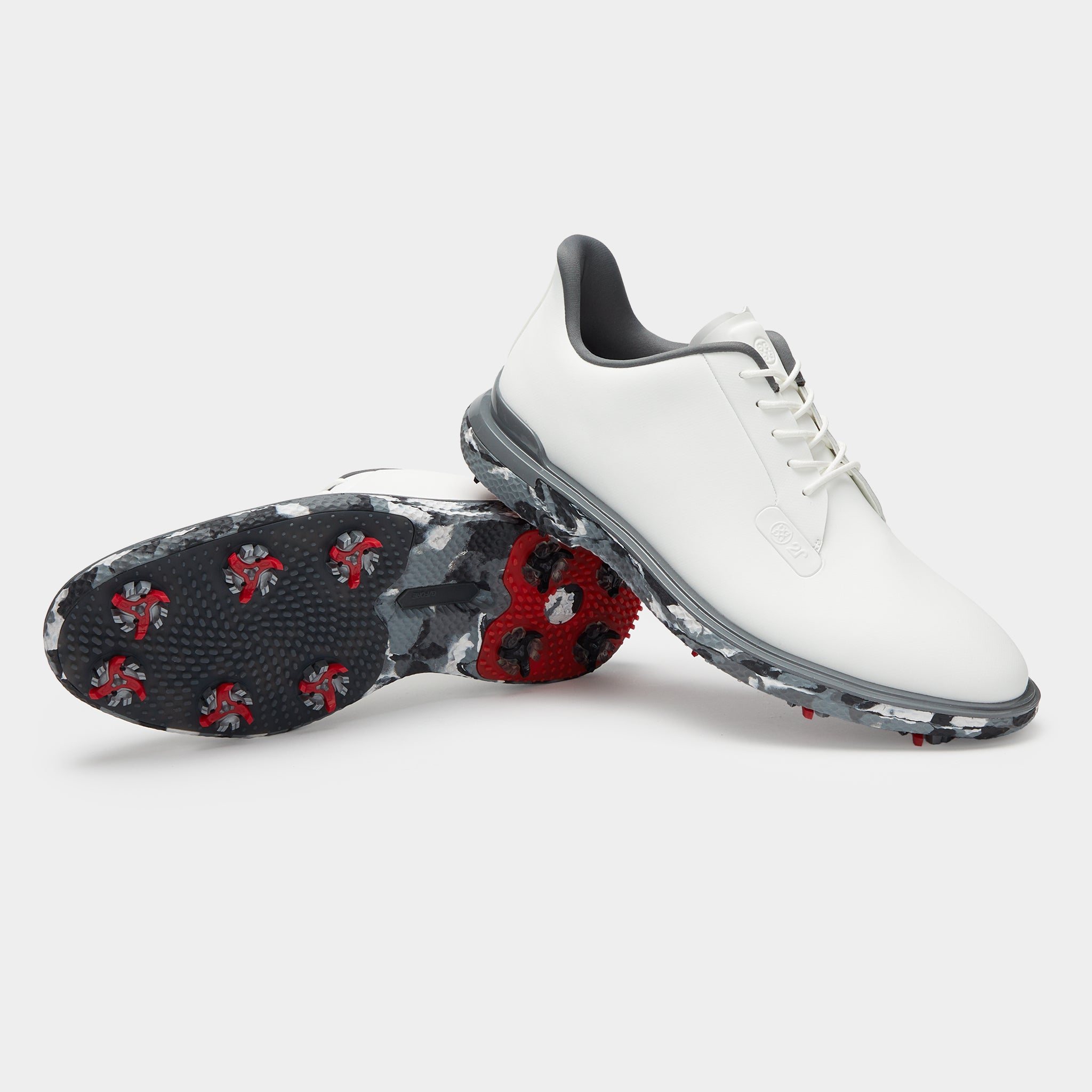 G/Fore Men's Gallivan2r G/Lock Camo Sole Golf Shoe - Snow/Charcoal Camo