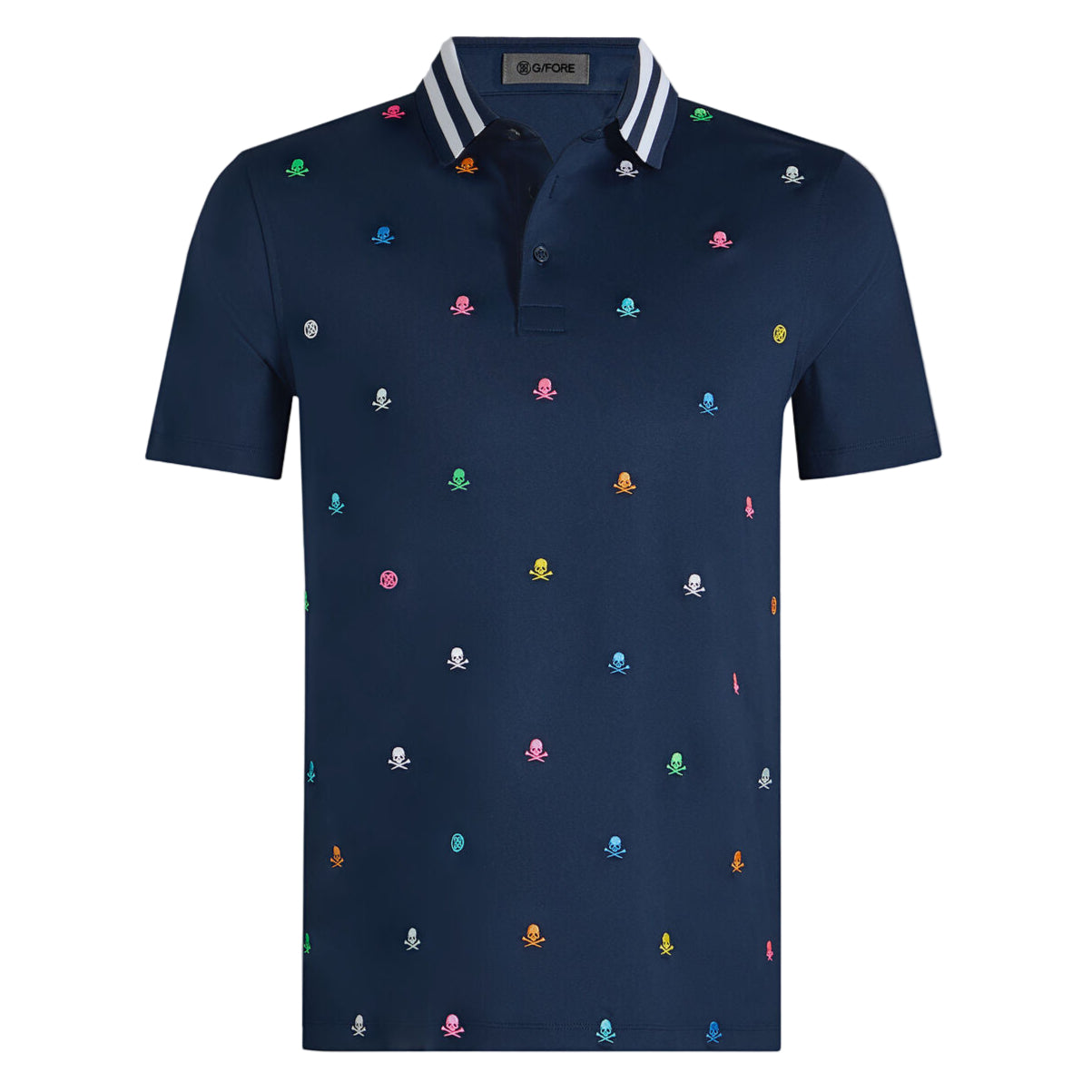 G/Fore Embroided Tech Jersey Polo