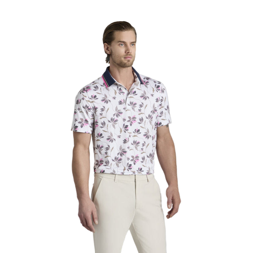 G/Fore Iris Tech Floral Polo
