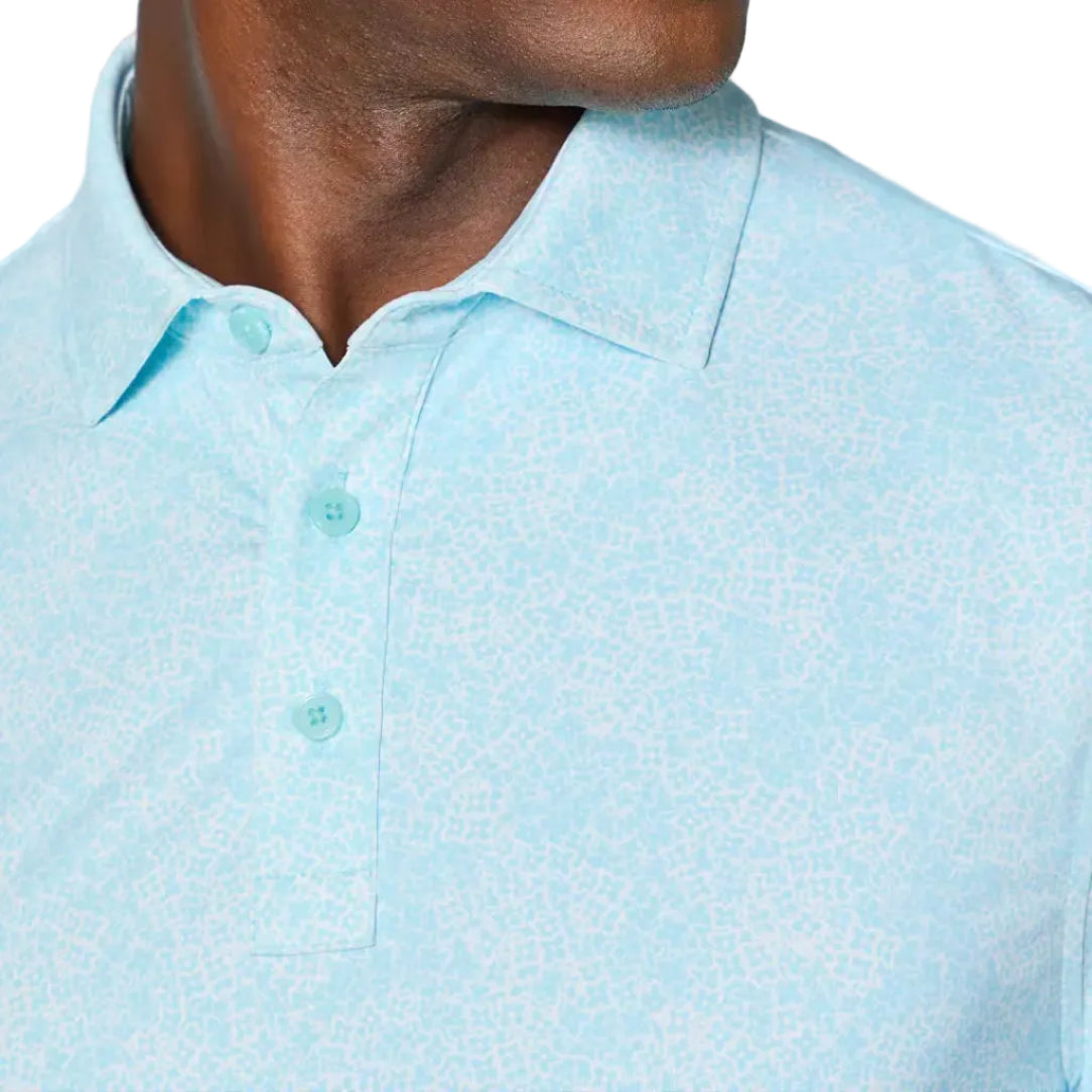 G/Fore Hydrangea Tech Jersey Polo - Cenote