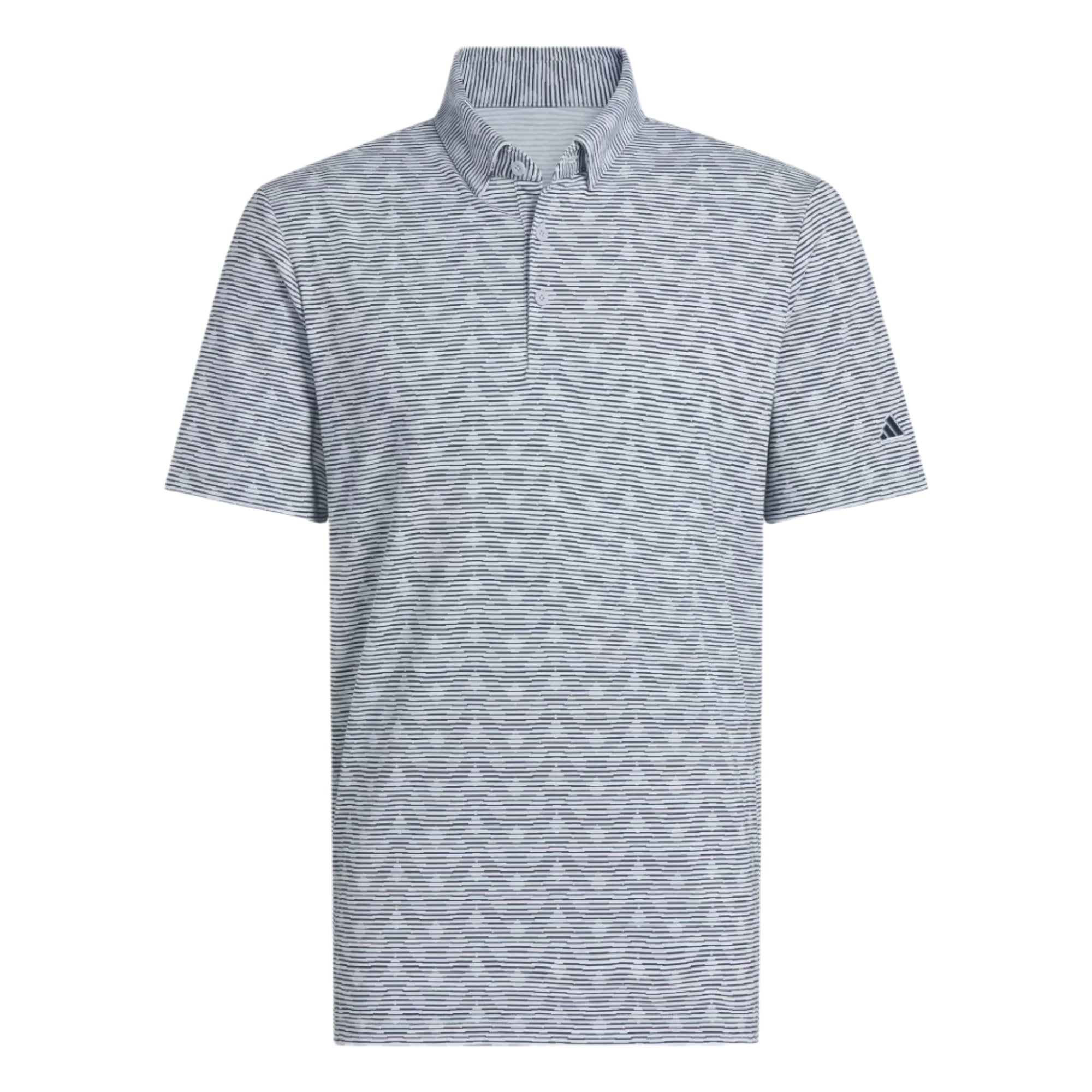 Adidas Men's Go-To Striped Golf Polo
